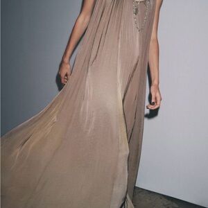 Brand new with tags Elegant Flowing satin maxi Dress